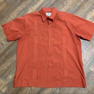 Mojito Collection Linen 4 Pocket Guayabera Summer Cuba Shirt 3XL